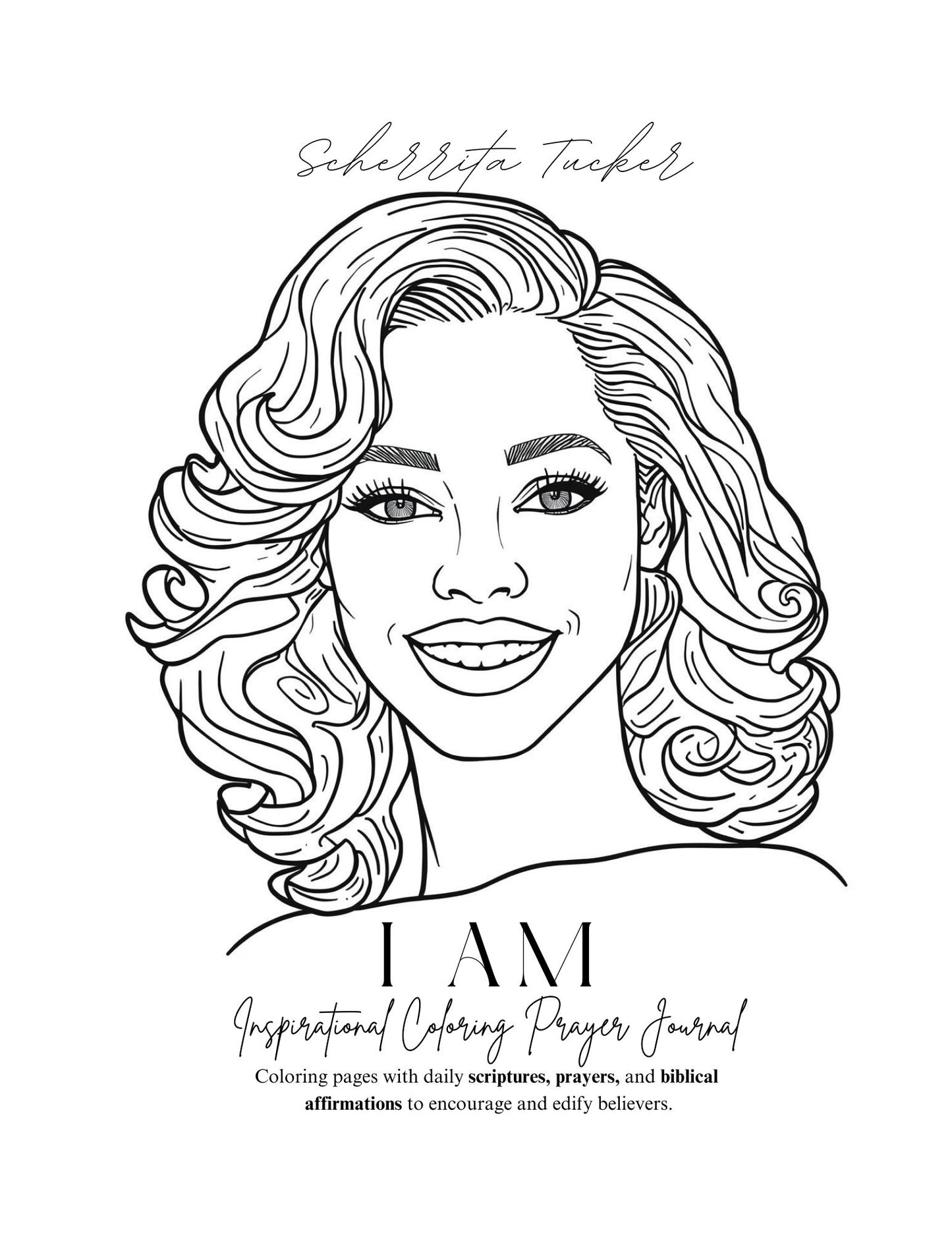 I AM Inspirational Coloring Prayer Journal