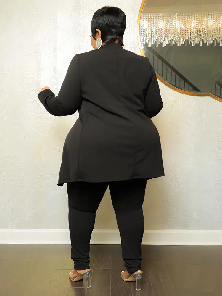 Plus Size Women’s Matching Two-Piece Outfit Set