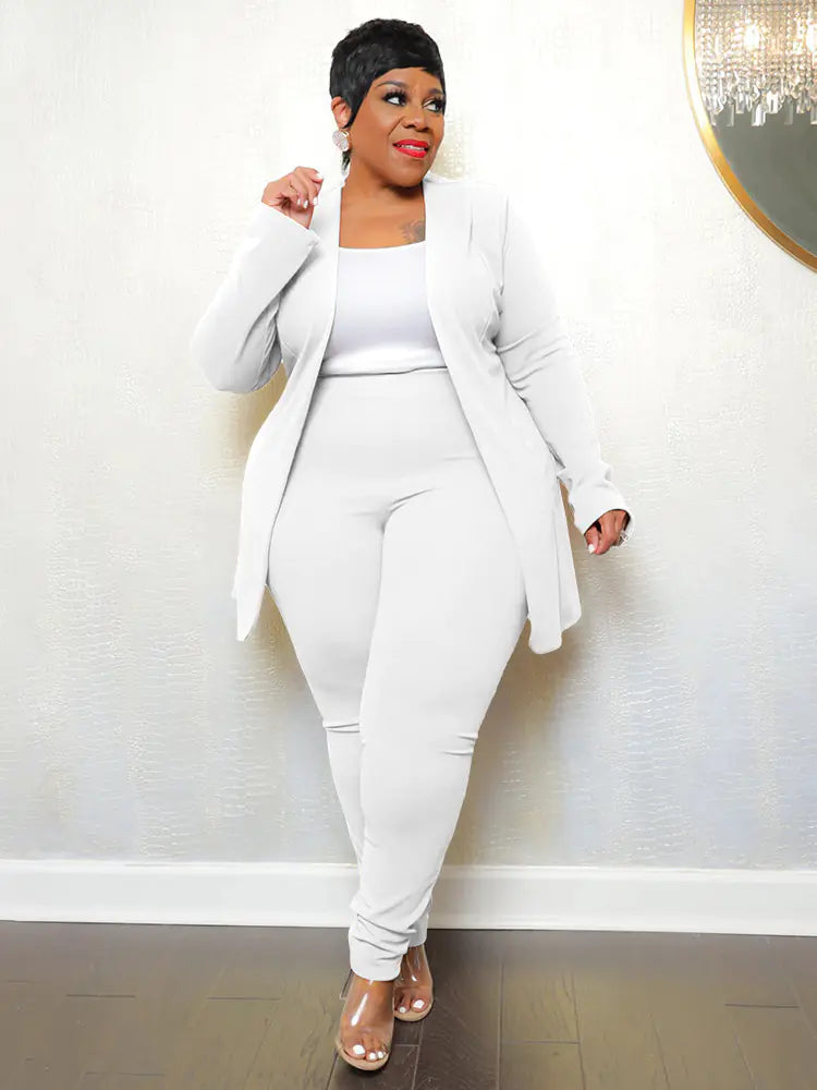 Plus Size Women’s Matching Two-Piece Outfit Set
